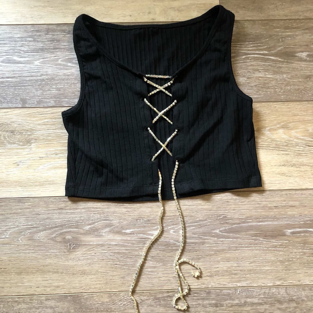 Chain crop top